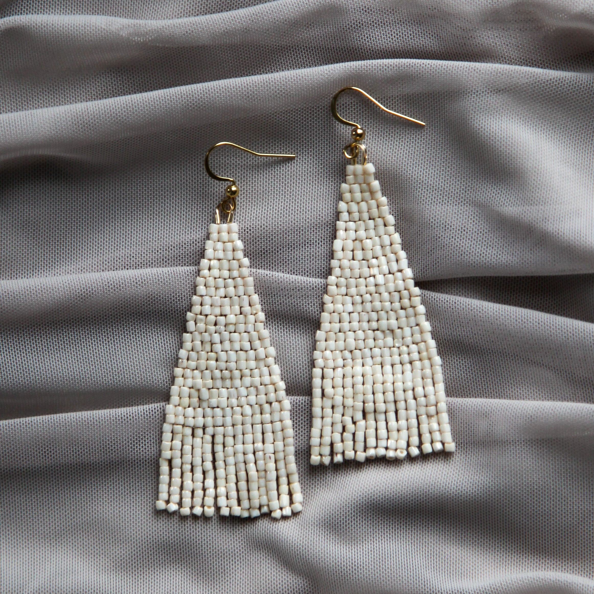 Large Cream Tassels