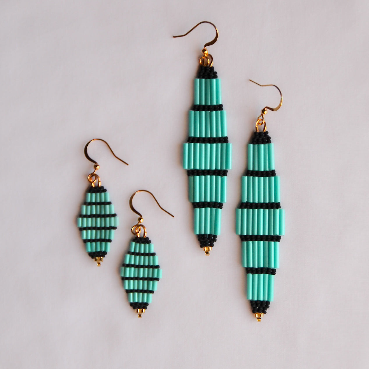 Teal Chandeliers - Large