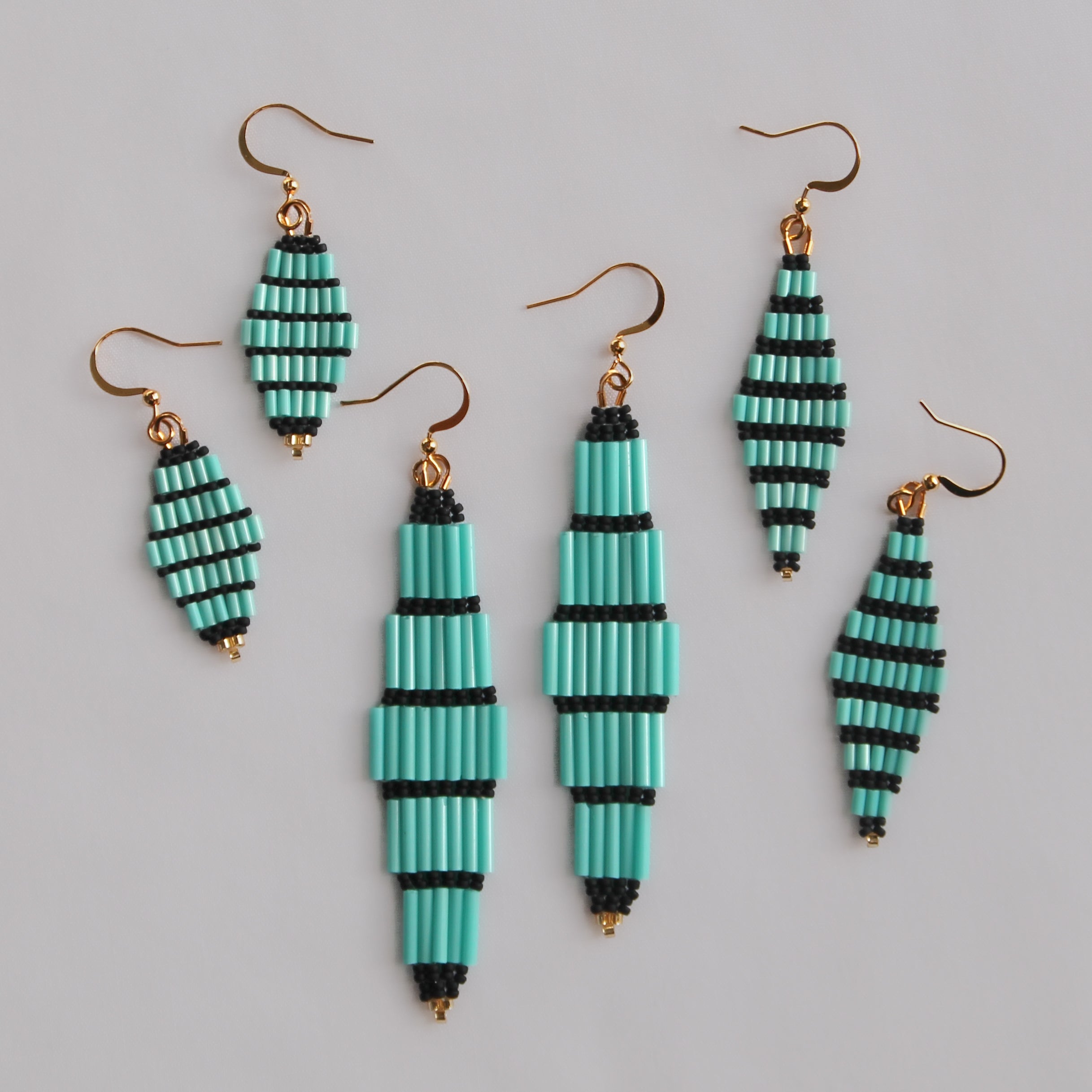 Teal Chandeliers - Medium